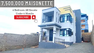 HOW HE BUILT A 7,500,000 "Mansion" FOR HIS FAMILY IN 5 MONTHS $54k/ ALONG KENYATTA ROAD/Way To Go👪