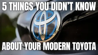 5 Things You Didn't Know About Your Modern Toyota and Lexus