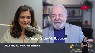 Lula, em entrevista à Rádio Banda B (PR): “Bolsonaro mente da forma mais velhaca possível”