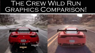 The Crew Wild Run update Graphics Comparison! (HD).