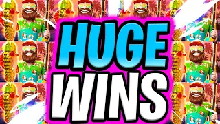 BIGGER BASS BONANZA 🔥 SLOT PAID HUGE €60 MAX BET 😱 BONUS MANY BILLYS‼️