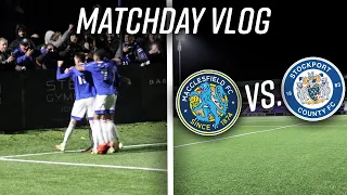 CRAZY FANS!!! Macclesfield F.C. vs. Stockport County | Matchday Vlog