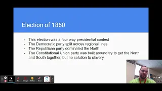 The creation of the Republican party and the election of 1860   Google Slides