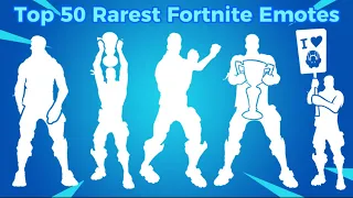 Top 50 Rarest Fortnite Emotes (Item shop)