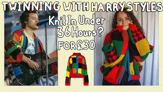 I knit the £1100 Harry Styles cardigan for £30| Part 2- Final reveal!