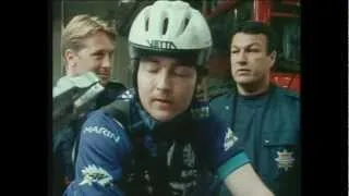 London's Burning - superglued cyclist