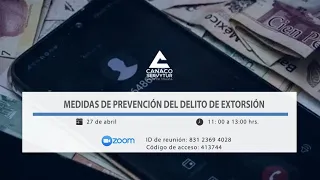 MEDIDAS DE PREVENCIÓN DEL DELITO DE EXTORSIÓN