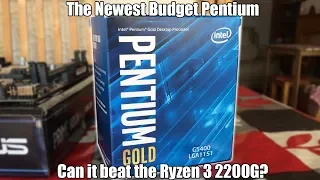 Intel Pentium Gold G5400 Review (Vs Ryzen 3 2200G)