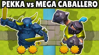 PEKKA vs MEGA CABALLERO | 1 vs 1 | OLIMPIADAS ESTELAR | CUAL ES MEJOR? | CLASH ROYALE