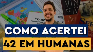 ESTRATÉGIA QUE USEI PARA ACERTAR 42 QUESTÕES EM HUMANAS NO ENEM!