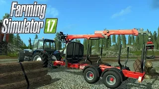 #5. ЗАГОТОВКА ЛЕСА. ПИЛИМ БРЁВНА. FARMING SIMULATOR 17