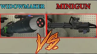 GTA 5 - DLC Weapon Comparison - Widowmaker vs Minigun