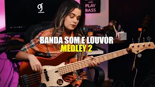 BANDA SOM E LOUVOR - MEDLEY 2 || BASS COVER - Giane Rangel @BandaSomeLouvor