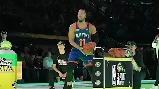 Jalen Brunson 3 Point Contest Round 1 Full Highlights | Feb 17 | 2024 NBA 3-Point Contest