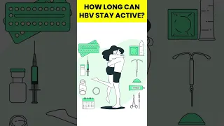 How long can HBV stay active | hepatitis b  #short