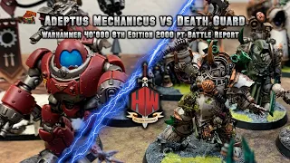 Adeptus Mechanicus vs Death Guard Warhammer 40,000 Battle Report