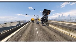 GTA 5 - Extreme High Speed Crash compilation Car and Bus - Grand Theft Auto V