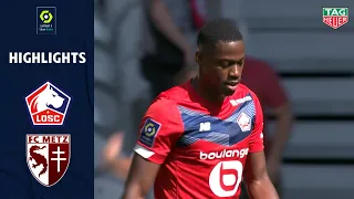 LOSC LILLE - FC METZ(1 - 0 ) - Highlights - (LOSC - FC METZ) / 2020/2021