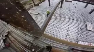 ironworker connecting at Reading PA