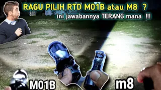 Which LED RTD M8 VS RTD M01B BRIGHT?  LED H4 MOTORCYCLE AND CAR CUT OF ANTI-GLARE