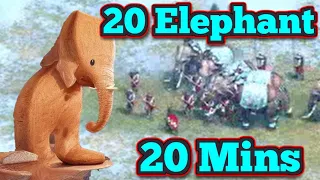 20 Elephants in 20 Minutes is Bread and Butter