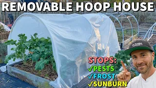 This New REMOVABLE HOOPHOUSE Design Will Change The Way You Garden!