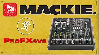 MACKIE ProFX4v2 - портативный микшерный пульт с процессором эффектов