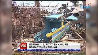 NDRRMC: 12, Patay sa hagupit ng Bagyong Karding | 24 Oras News Alert