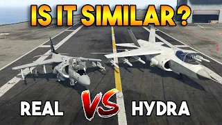 GTA 5 HYDRA VS REAL HYDRA | WHICH IS BEST?