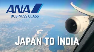 ANA Business Class on Boeing 787-9 from Tokyo to New Delhi