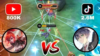 BY 1 FANNY Daffaxml VS Randy25!! FREETSYLE VS ON POINT! | Mobile Legends