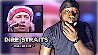 IS THIS THE GREATEST SONG EVER WROTE?! FIRST TIME HEARING! Dire Straits - Walk Of Life | REACTION