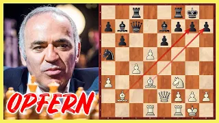 Kasparov OPFERT beide Läufer 🔥 || Kasparov vs. Portisch