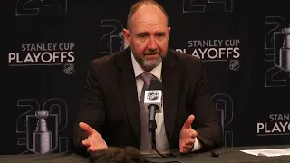 Dallas Stars Coach Pete DeBoer Post-Game Presser (GM 1 Loss vs COL)