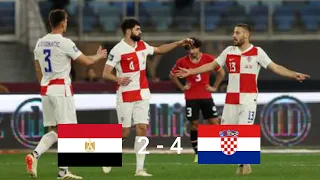 Egipat vs Hrvatska 2 - 4 | SVI GOLOVI & ŠANSE | friendly match 26.3.2024.