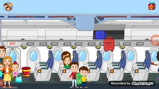 My town airport : family goes on a trip !