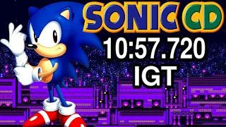 Sonic CD - Beat the Game speedrun in 10:57.720 IGT