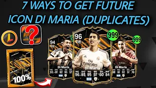 7 WAYS TO GET *FUTURE ICON* DI MARIA | Madfut 24