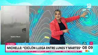 Michelle Adam ¿Es verdad que viene un ciclón a Chile? | Tu Día | Canal 13