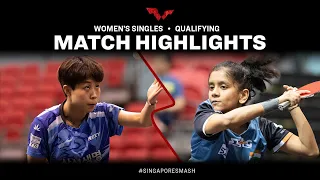 Sreeja Akula vs Joo Cheonhui | WS Qual | Singapore Smash 2023