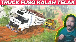 KENAPA DUMP TRUCK FUSO KALAH TELAK DI TANJAKAN INI - Spintires MUDRUNNER