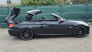 BMW e93 325i cabrio top down