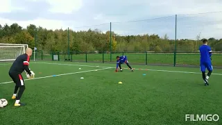 Goalkeeper training - England