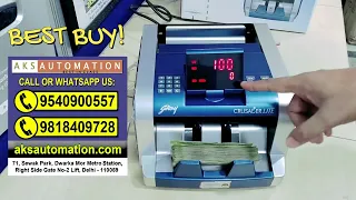 Godrej Crusader Lite Note Counting Machine 2024 Unboxing, Review, How to Use & Buying Guide