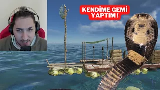 GEMİ YAPIP YILAN ADASINI BASTIM ! STRANDED DEEP (5. BÖLÜM)