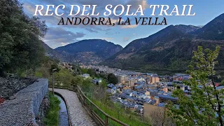 evening hike overlooking La Vella, Andorra | Rec del Sola Trail @FortheLoveofCycling