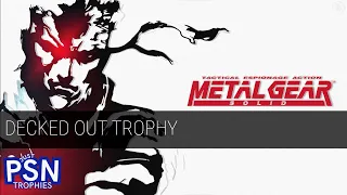 Decked Out Trophy - Metal Gear Solid - Playstation 5