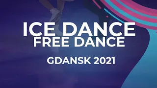 LIVE 🔴 | Ice Dance Free Dance  | Gdansk   - 2021 #JGPFigure