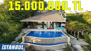 İstanbul'da Gizli Cennet 15.000.000TL'lik Lüks Villa Turu I Özel Spa , Sonsuzluk Havuzu #Evturu