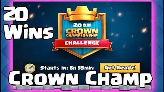 20 Win Crown Championship Challenge Deck Clash Royale Clan Chest Opening Magical & Special Offer!